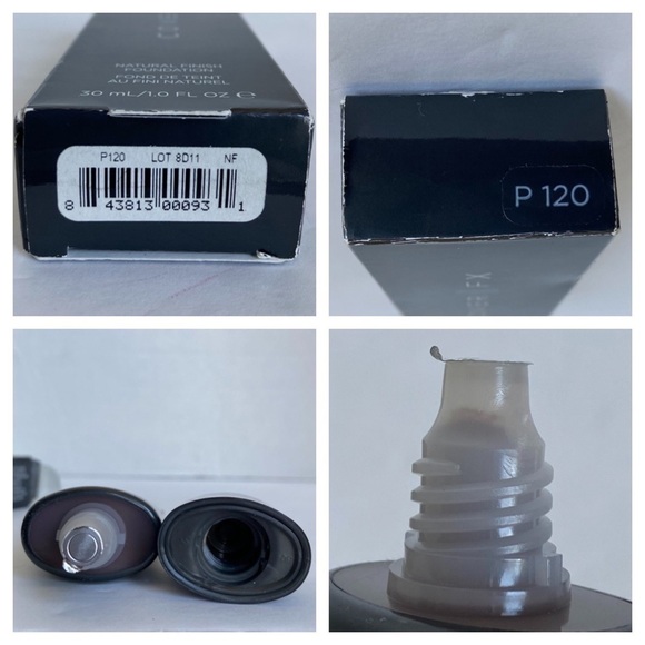 COVER FX Natural Finish Foundation P120 DEEP Full Size 30ml/1oz New Boxed - Picture 6 of 15